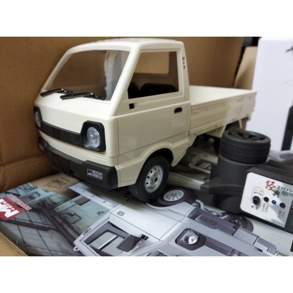 WPL D12  Xe công an phường điều khiển từ xa WPL D-12  - Xe ô tô mô hình bán tải RC WPL D 12  Suzuki Carry