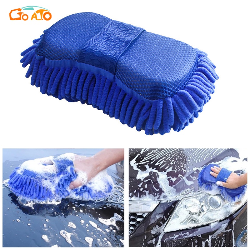 GTIOATO GăNg Tay RửA Xe Mềm ThấM HúT Bao Tay RửA Xe GăNg Tay RửA Xe Ô Tô Găng Tay Rửa Xe Bọt Biển Bao Tay Lau Rửa Xe Cho Ô Tô