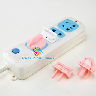 Nút Bịt Ổ Điện 2 Chân 3 Chân Cao Cấp Chống Giật ❤️ SIÊU RẺ ❤️ Nút Bít Ổ Điện Nhỏ Gọn Chắc Chắn Bảo Vệ An Toàn Cho Bé