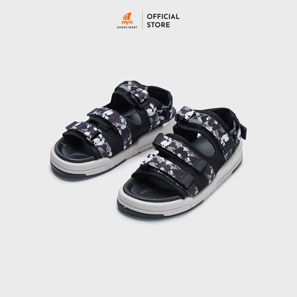 Sandal ZX 3121 họa tiết Black Camo Unisex tháo được quai, đế EVA cao cấp chống mòn, chống trơn trượt