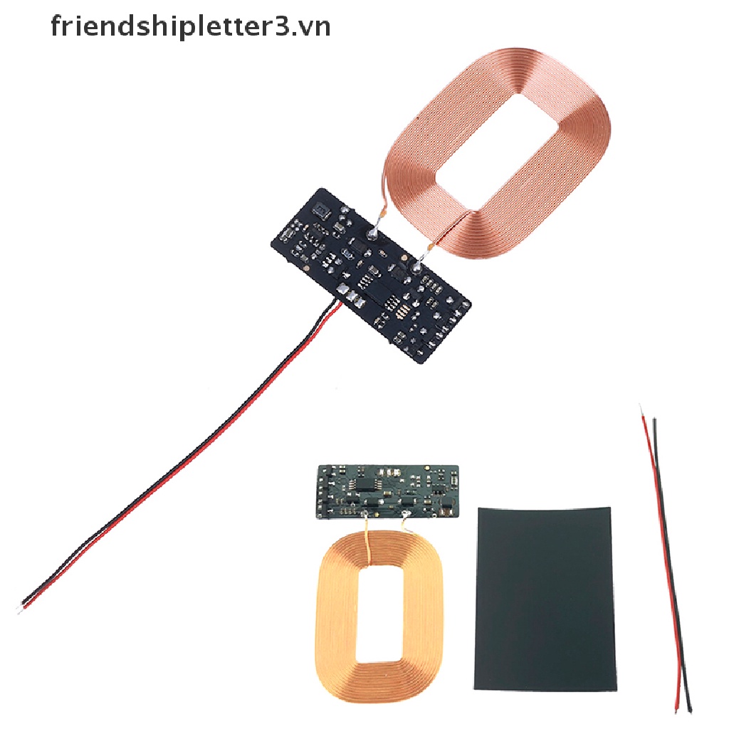 ***friendshipletter*** Standard Qi fast wireless charger module transmitter PCBA circuit board + coil .