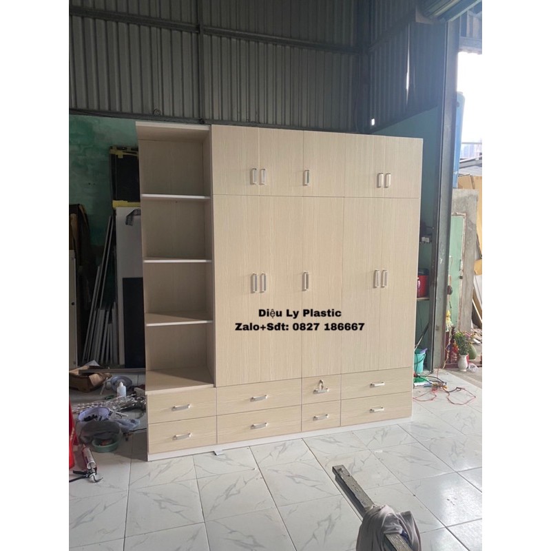 tủ nhựa đài loan màu gỗ sồi cực đẹp,giá tại xưởng, freeship và lắp ráp tận nhà kv tp hcm