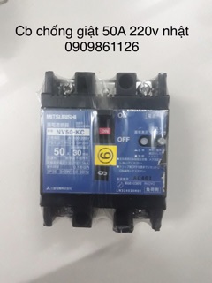 Cb chống giật 50A 2pha nhật