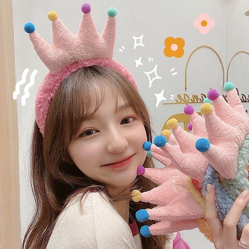 Bờm tóc vương miện king dễ thương phong cách Hàn Quốc cute