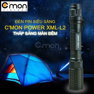 Đèn pin siêu sáng C'mon Power DELTA XML-L2 (không bao gồm pin và sạc)