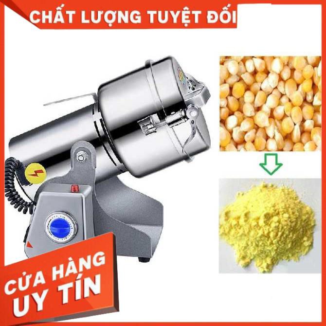 Máy Nghiền Bột Siêu Mịn, Máy xay đồ khô nghiền tinh bột nghệ ngũ cốc tam thất loại 800g - Hàng Nhập khẩu Chính Hãng