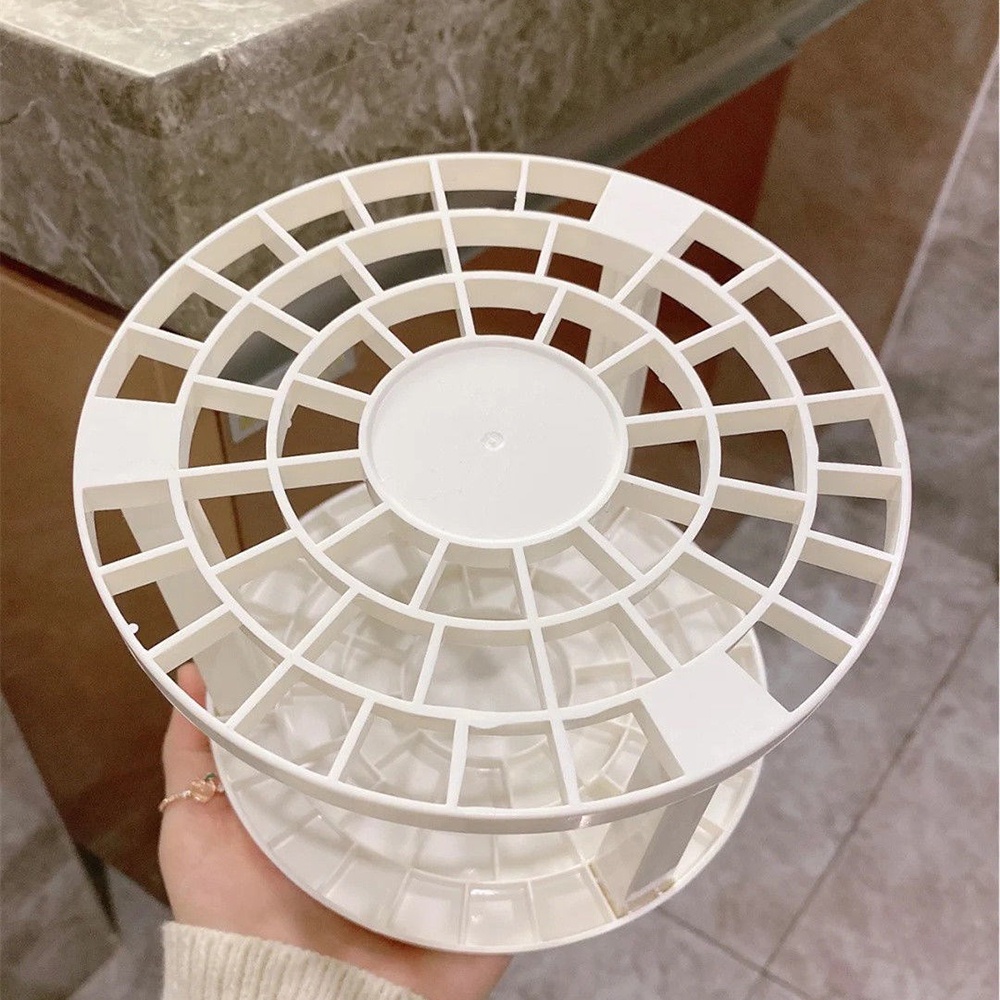 Kệ Đựng Cọ Trang Điểm Hình Tròn Tiện Dụng