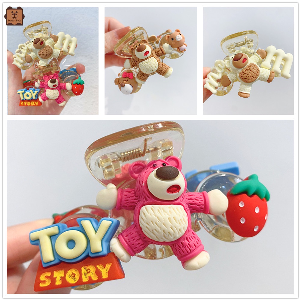 Kẹp tóc hình gấu hoạt hình phong cách hàn quốc xinh xắn cho nữ