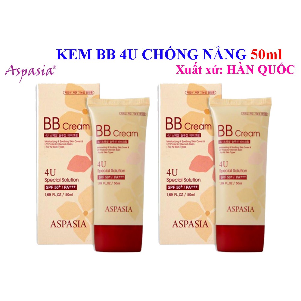 Kem Nền Che Khuyết Điểm BB Cream Aspasia 4U Special