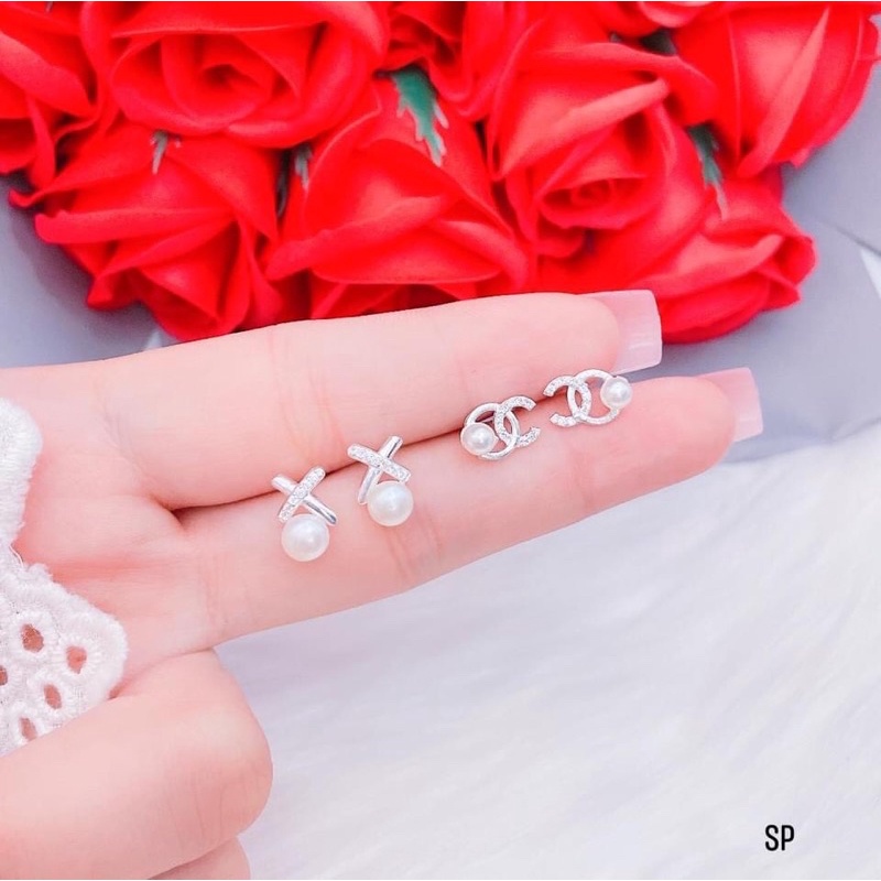 Bông trai bạc hình đuôi cá. hàng đẹp giá rẻ.