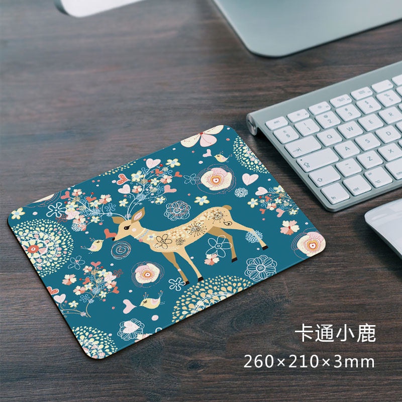 [HCM] Mousepad Lót Chuột nhiều mẫu | Miếng lót chuột siêu dễ thương 26 x 21 cm vải dày 3 ly