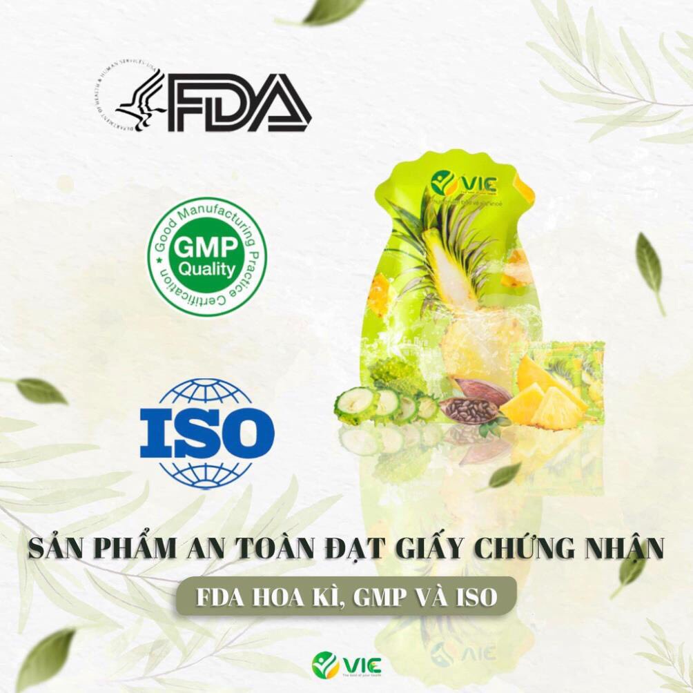 [ Tem nguyên] Kẹo dứa Plus giảm cân VIC chính hãng gói 7 viên