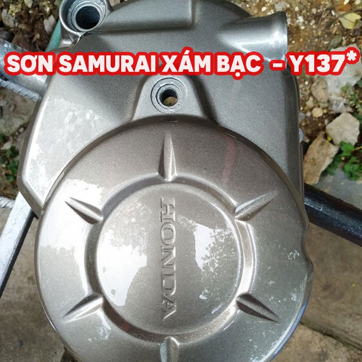 SƠN SAMURAI XÁM BẠC Y137 - SƠN LỐC MÁY PT312