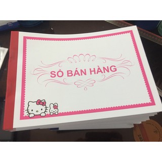 Sổ bán hàng a5 , 1 cuốn 100 tờ in 1 mặt