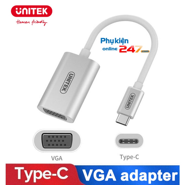 Cổng chuyển type C trên Mac air, Mac pro đời mới ra VGA