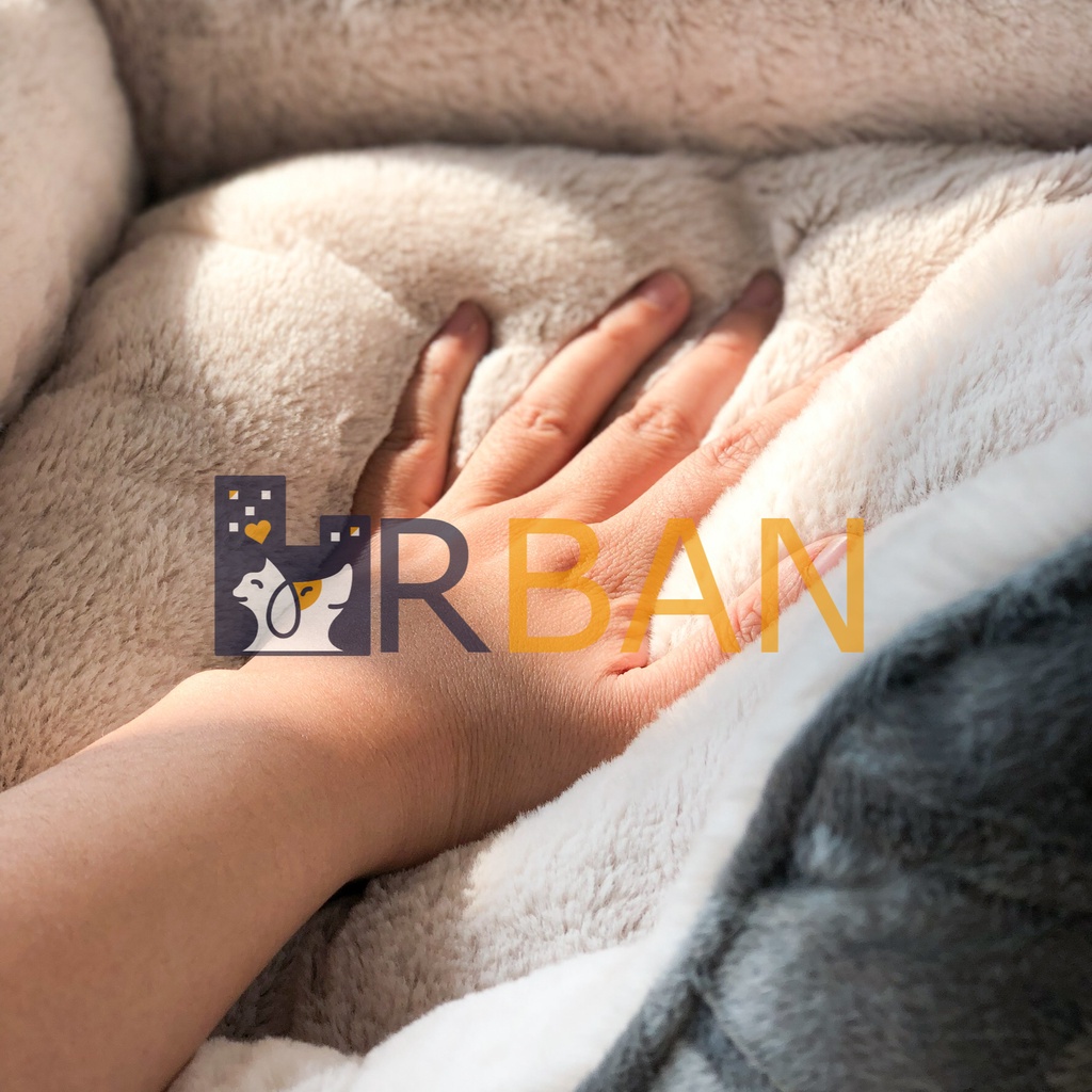 𝗨𝗿𝗯𝗮𝗻_Đệm/ổ nệm bo 4 góc cho thú cưng_Size dưới 10kg