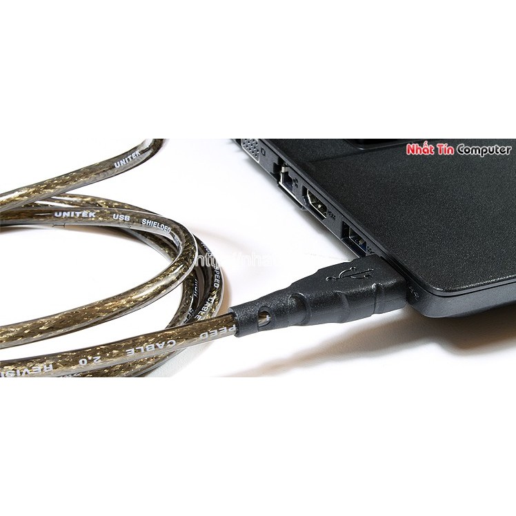 Cáp tín hiệu USB máy in,scan 5m Unitek Y-C421 chính hãng