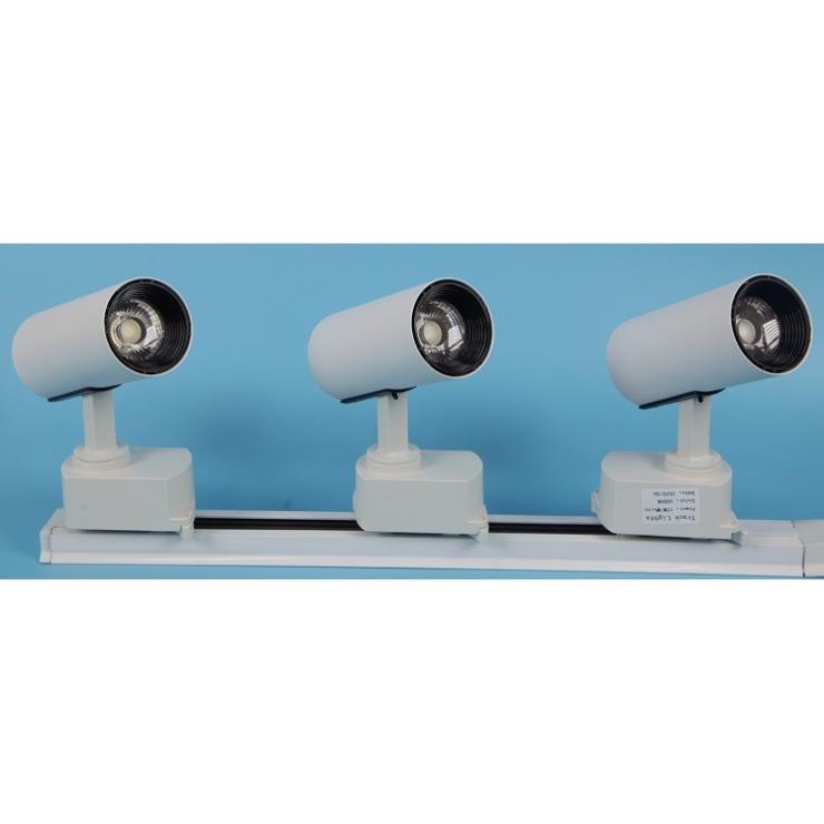 Combo 3 đèn led rọi ray ống bơ 3w + thanh ray 1m