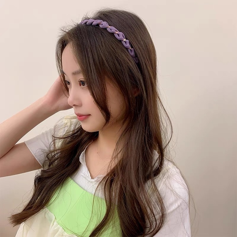 Băng Đô Cài Tóc Bằng Vải Organza Thiết Kế Tinh Tế Làm Quà Sinh Nhật Cho Bạn Gái