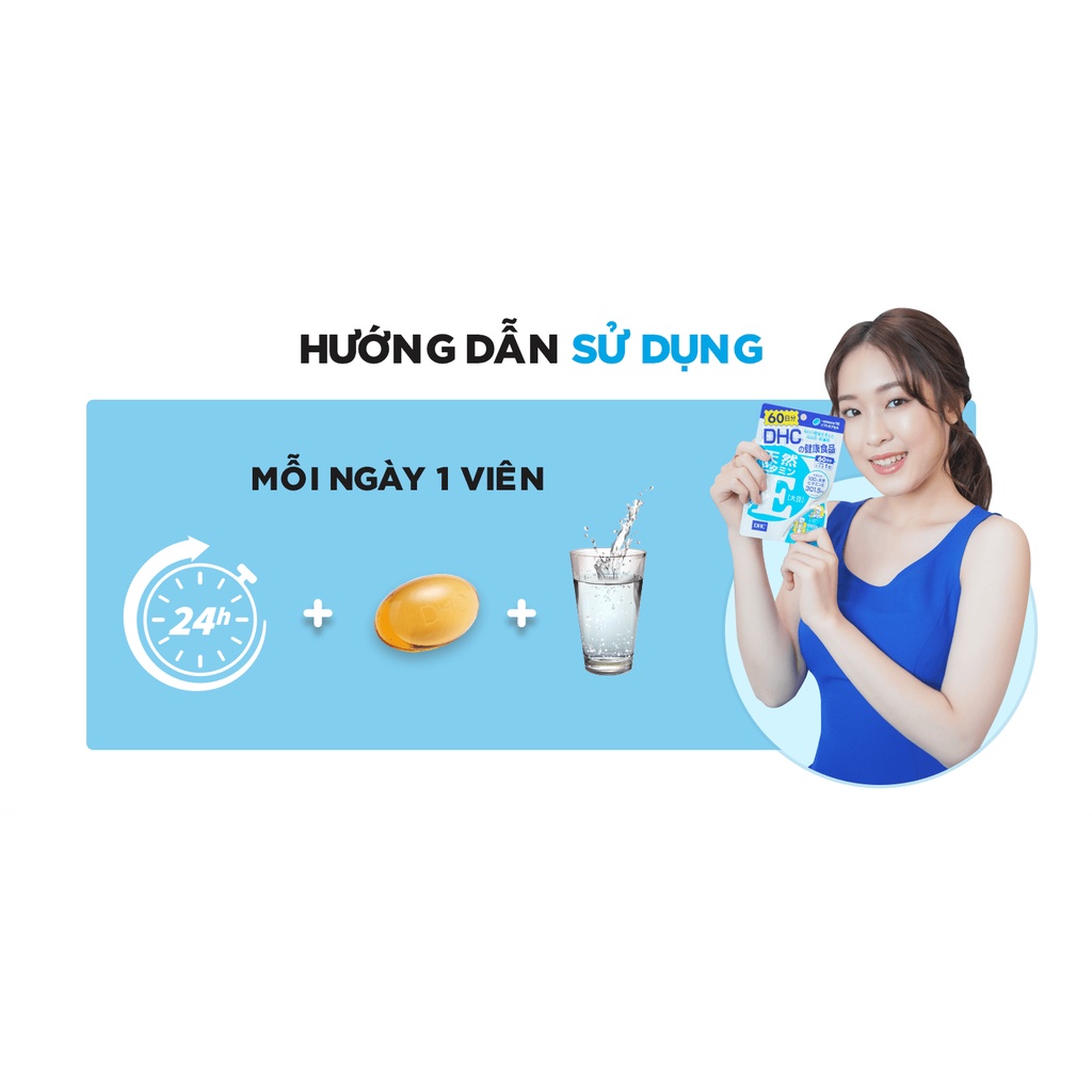 Viên Uống DHC Bổ Sung Vitamin E Nhật Bản 30 Ngày Và 90 Ngày