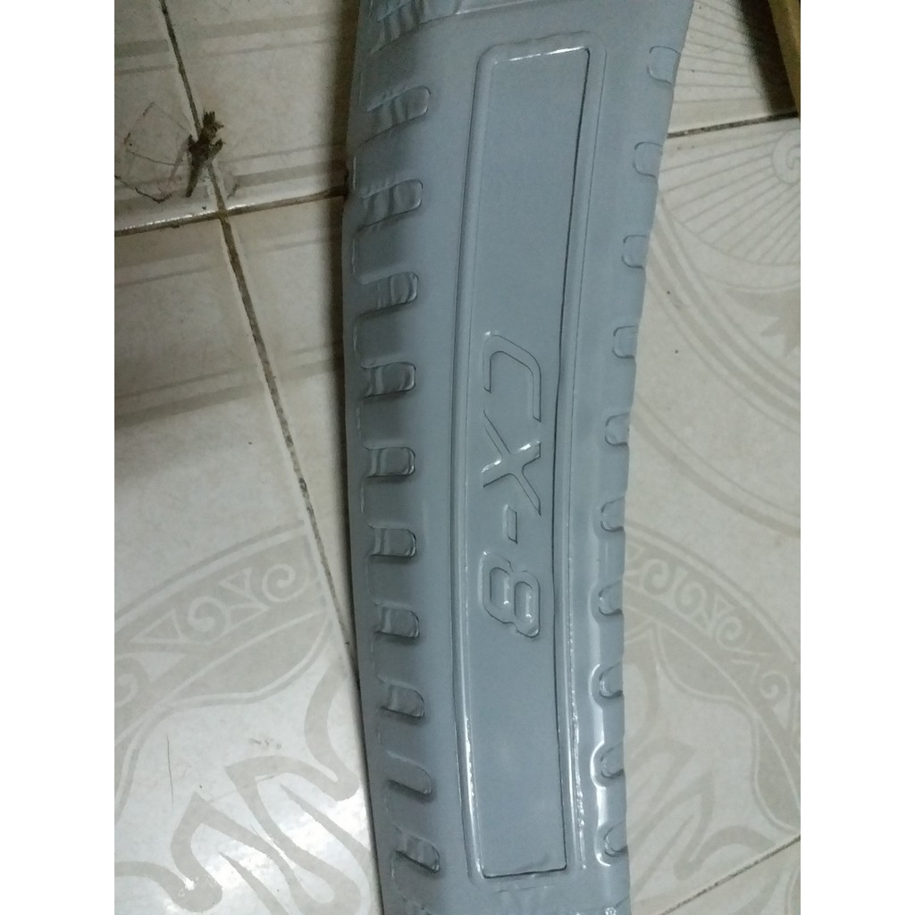 Chống trầy cốp trong inox  cho xe Mazda Cx8 dùng chung các form xe 2019-2020