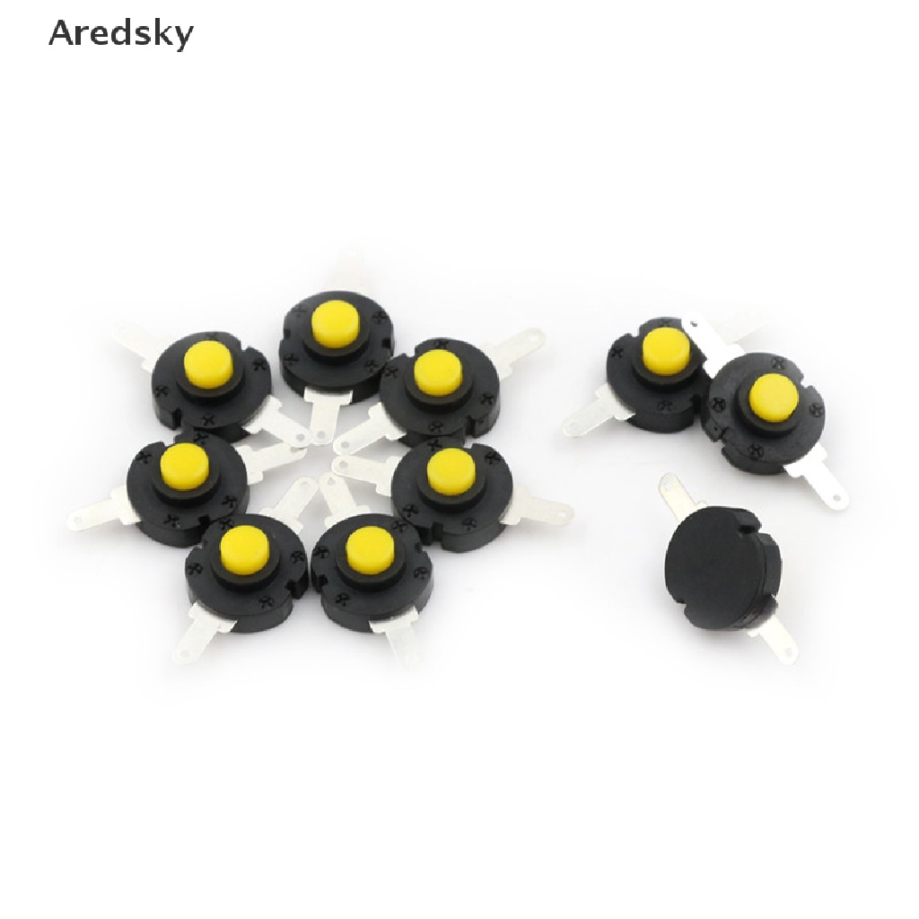 Bộ 10 Công Tắc Nút Nhấn Tự Khóa DC 12V 0.5A Cho Đèn Pin