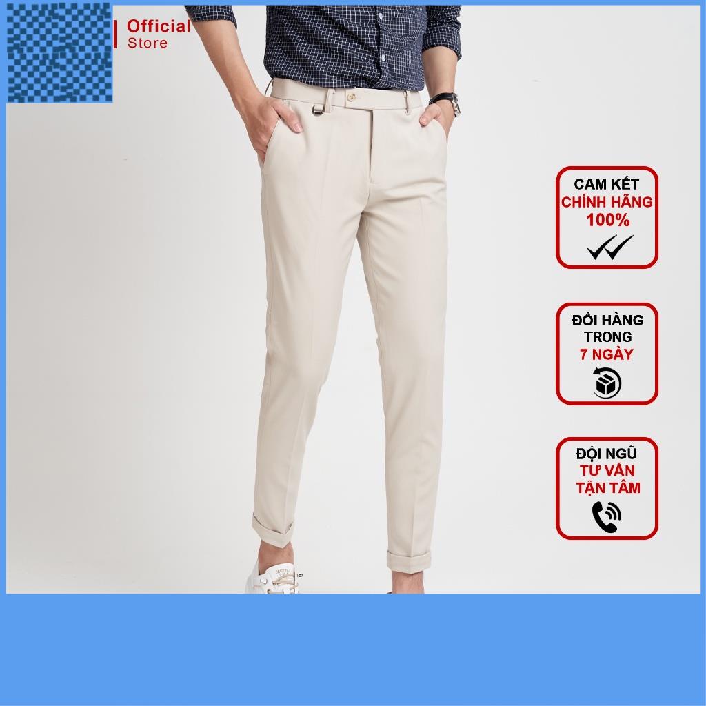 Quần Tây Âu Nam Cao Cấp Local Brand KRIK Dáng Hàn Quốc Côn Mềm Mịn Không Bai Xù Xắn Gấu QA1719