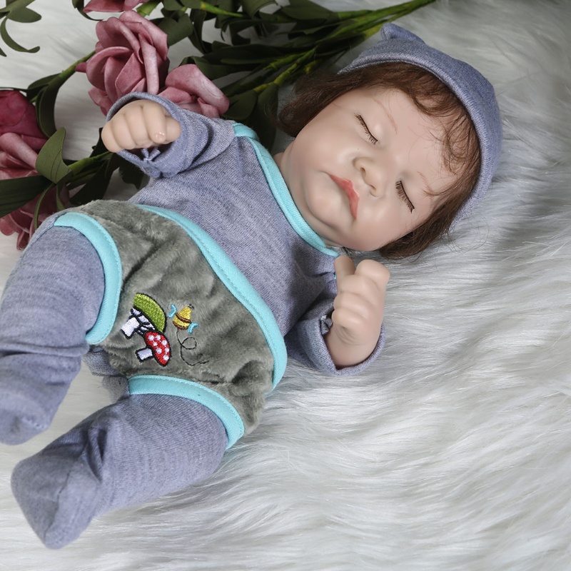 Búp Bê Đồ Chơi Như Thật 30cm Mềm Mại Có Tóc Rễ Sống Động Làm Bộ Sưu Tập Cho Trẻ Sơ Sinh