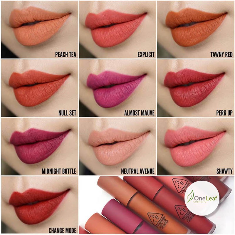 Son kem 3ce Soft lip lacquer - Null Set OL278