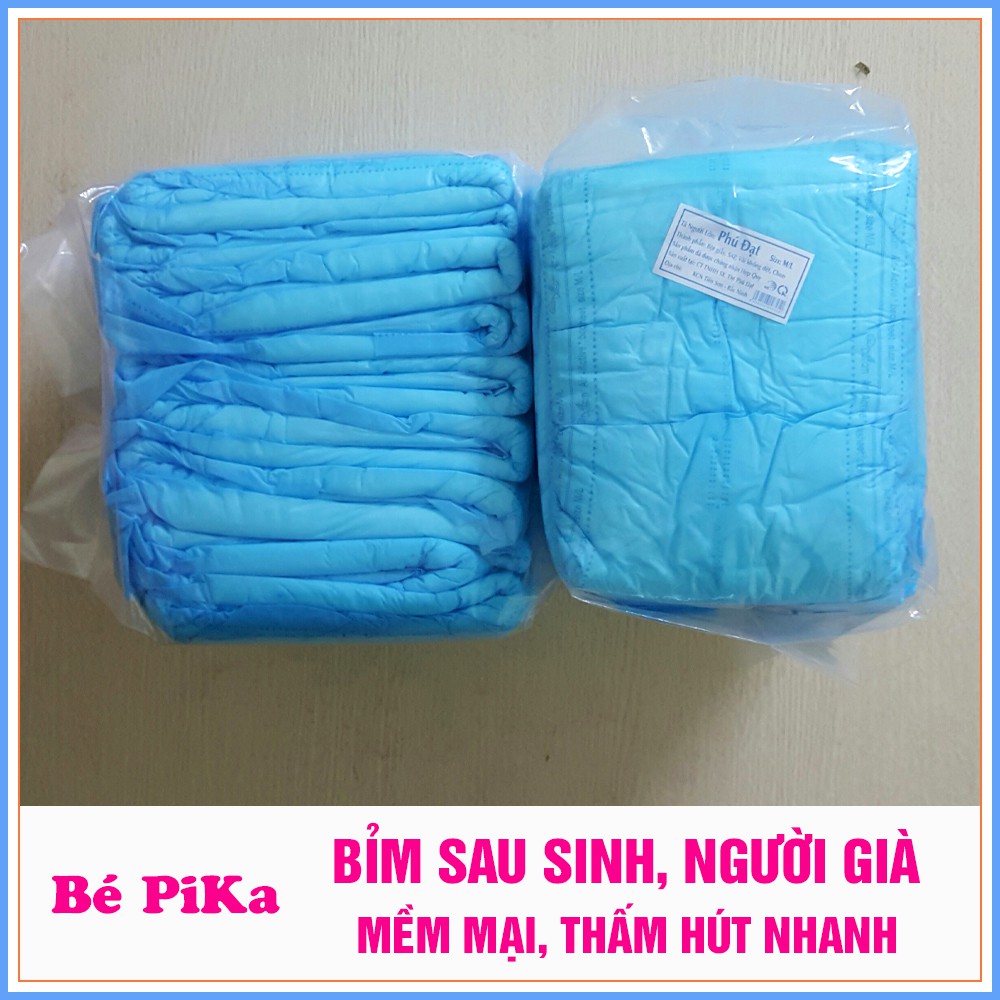 Bỉm sau sinh, bỉm người già Phú Đạt mềm mại siêu thấm hút freesize