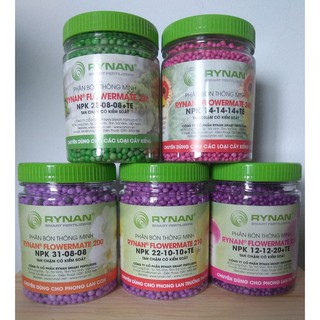 Combo 5 Lọ Phân Thông Minh Rynan đáp ứng đủ dinh dưỡng Cho Lan và Cây cảnh