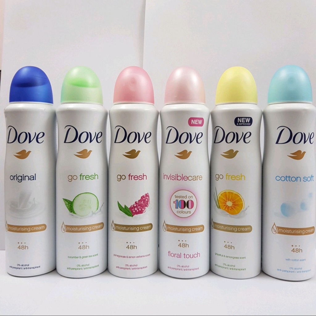 Xịt khử mùi toàn thân Dove 150ml