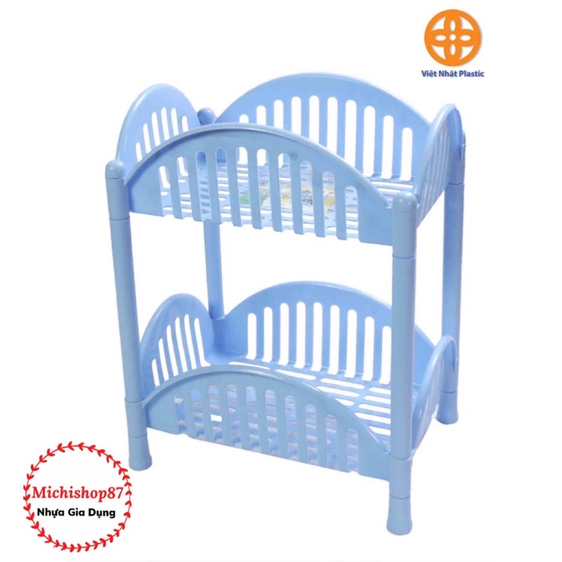Kệ để đồ nhà tắm, nhà bếp đa năng 2 tầng, 3 tầng nhựa Việt Nhật chắc chắn