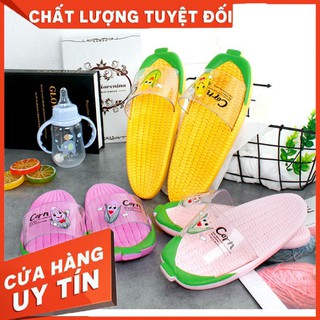 Dép nữ 💖freeship💖 dép hình bắp ngô đáng yêu