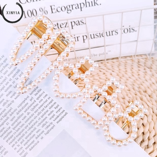 Kẹp tóc kim loại phong cách Hàn Quốc