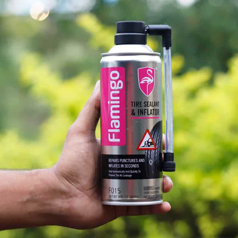 Bình vá lốp khẩn cấp Flamingo F015 450ml - Hãng Phân Phối Chính Thức