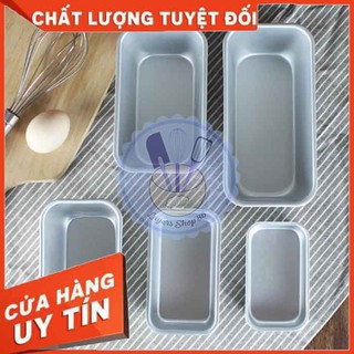 [Nhận hàng sau 1h với nowship/grap] Khuôn làm bánh hợp kim cao cấp hình chữ nhật (Khuôn loaf) hàng có sẵn