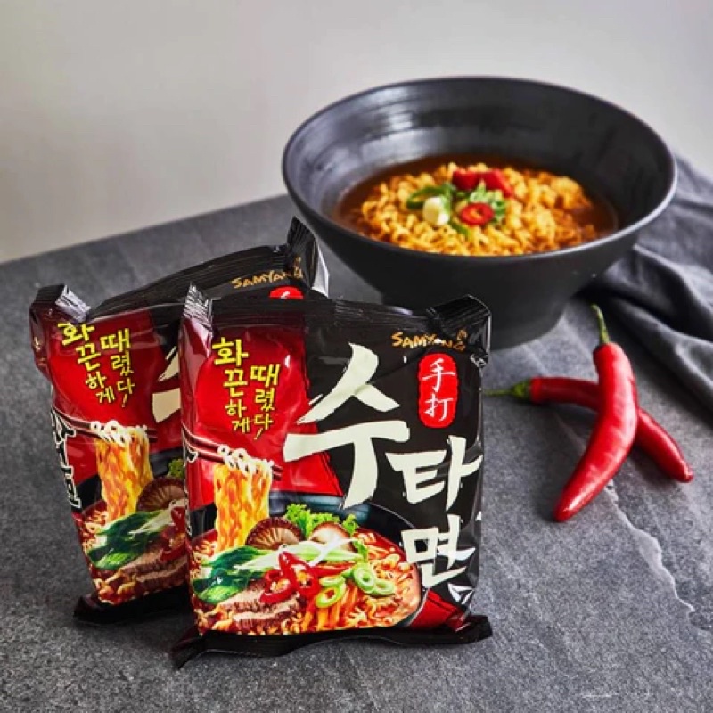 Mì nước Sutah bò cay Hàn Quốc 120g