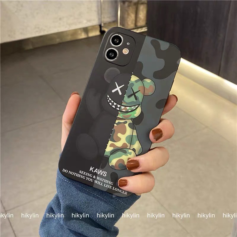 Ốp Lưng iPhone - Ốp iPhone Bape Silicon Full Hình Chìm