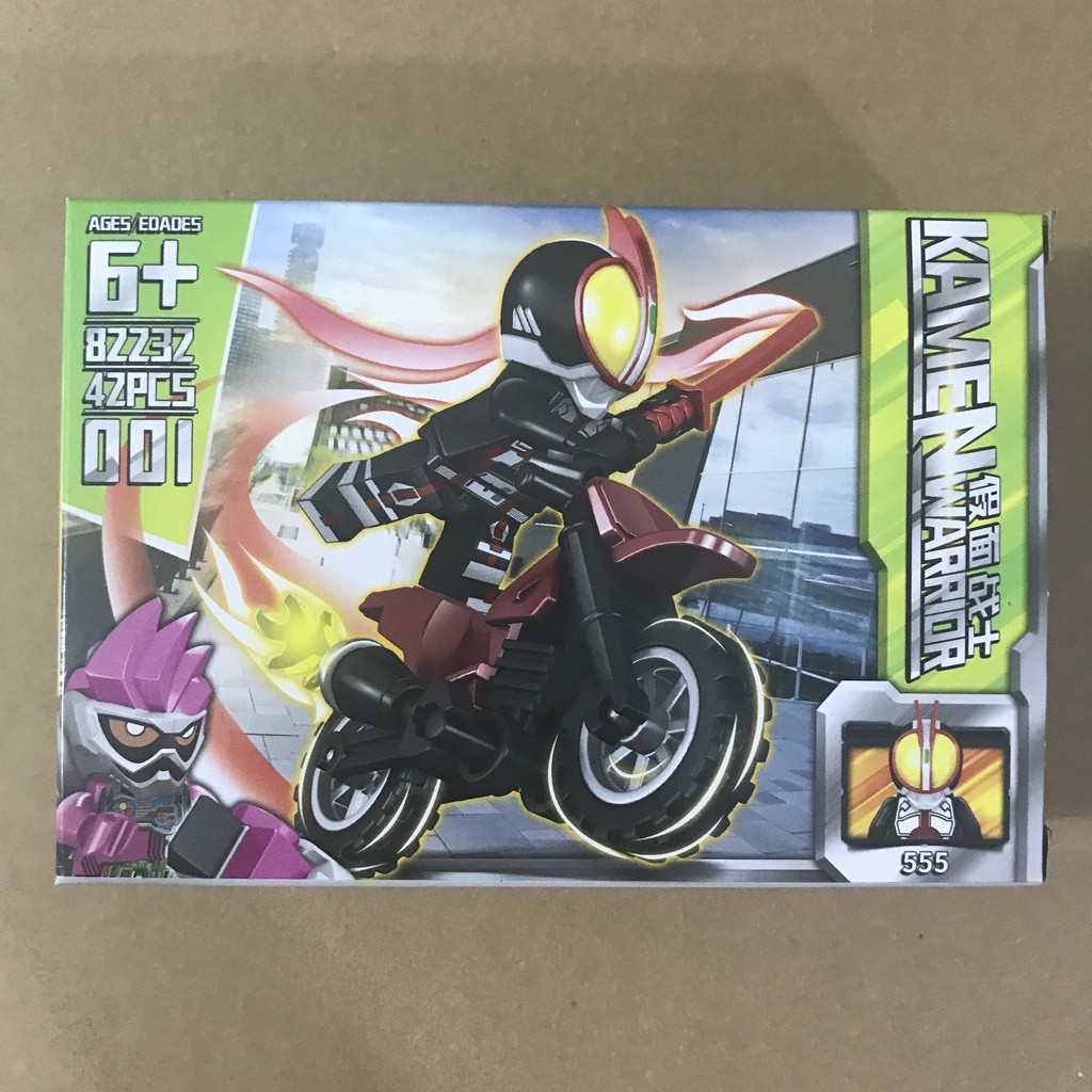 Bộ 8 nhân vật minifigures Kamen Rider 82232
