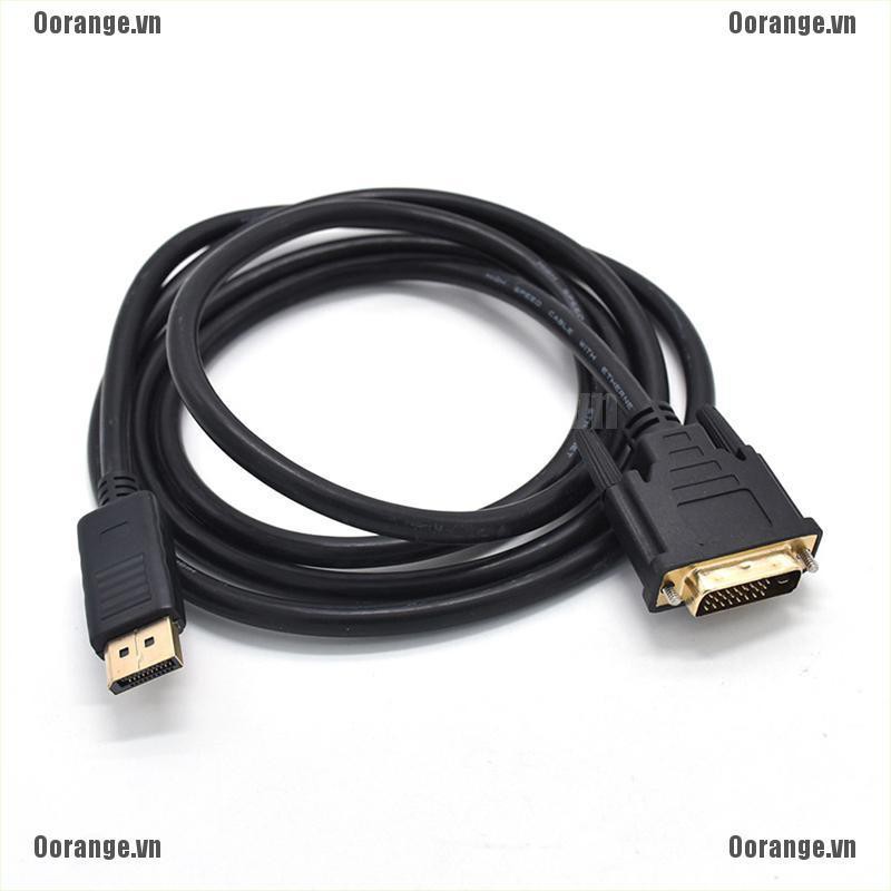 Dây cáp chuyển đổi đầu cắm Displayport sang DVI  dài 1.8m DP to DVI