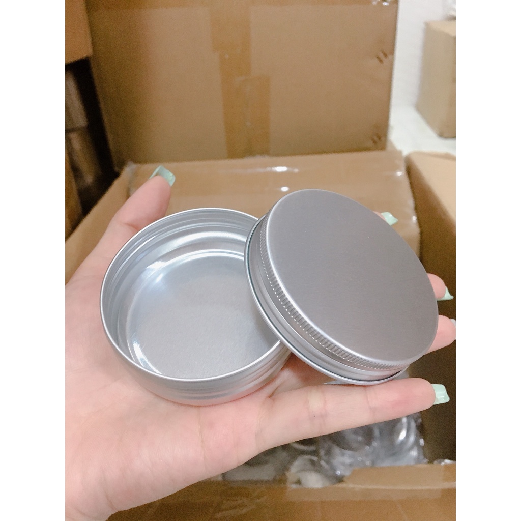 Combo 10 Hôp nhôm/lọ nhôm/hũ thiếc vặn 10g/20g/50g/100g