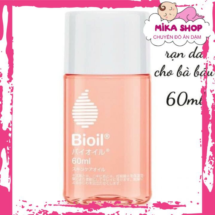 Tinh dầu (60ml + 125ml) giảm rạn da, làm mờ sẹo cho mẹ bầu, mẹ sau sinh và trẻ em Bio Oil