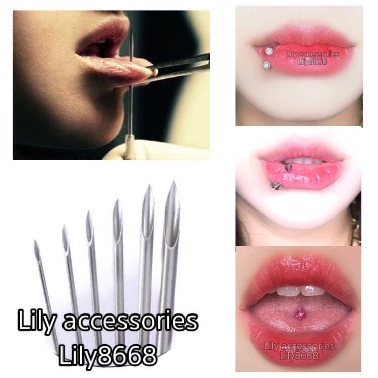 kim dùng để xỏ lỗ tai, mũi, xỏ khuyên tiện dụng nhiều size