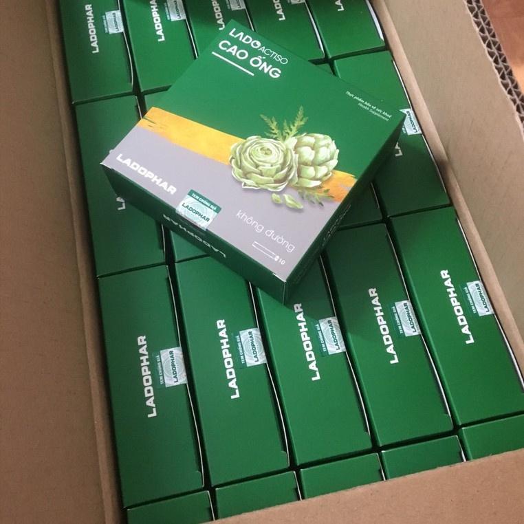 Atiso cao ống uống có đường hoặc không đường hoặc ngọt tự nhiên Ladophar hộp 10 tuýp x 10ml Actiso Đà lạt | BigBuy360 - bigbuy360.vn