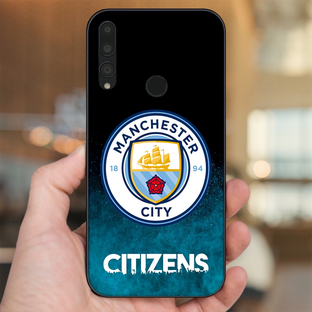 Ốp lưng Huawei Y9 Prime 2019 viền đen in hình Manchester City MC