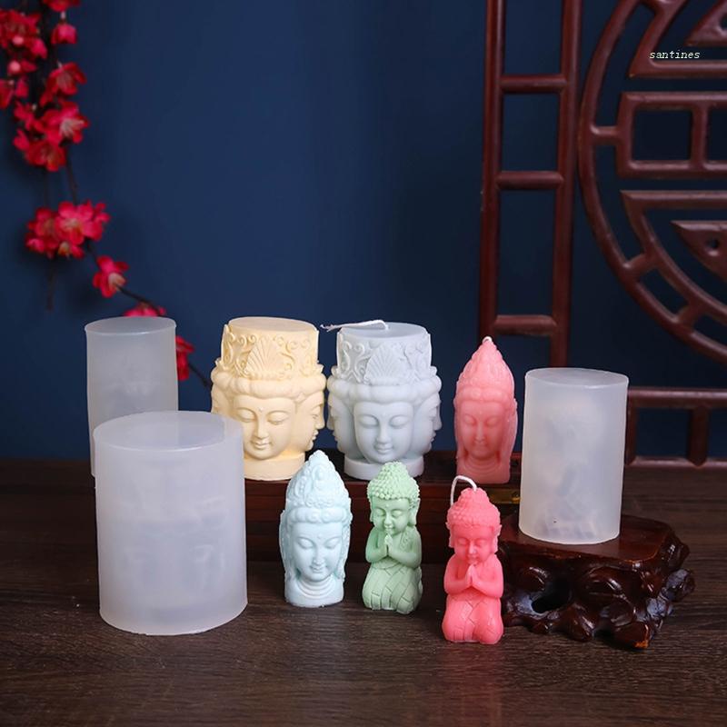 Khuôn Silicone Làm Tượng Phật Ba Chiều Diy