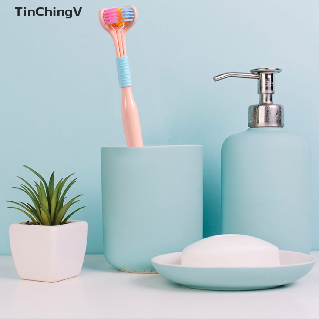 Bàn Chải Đánh Răng Lông Siêu Mềm Ba Mặt Dành Cho Người Lớn