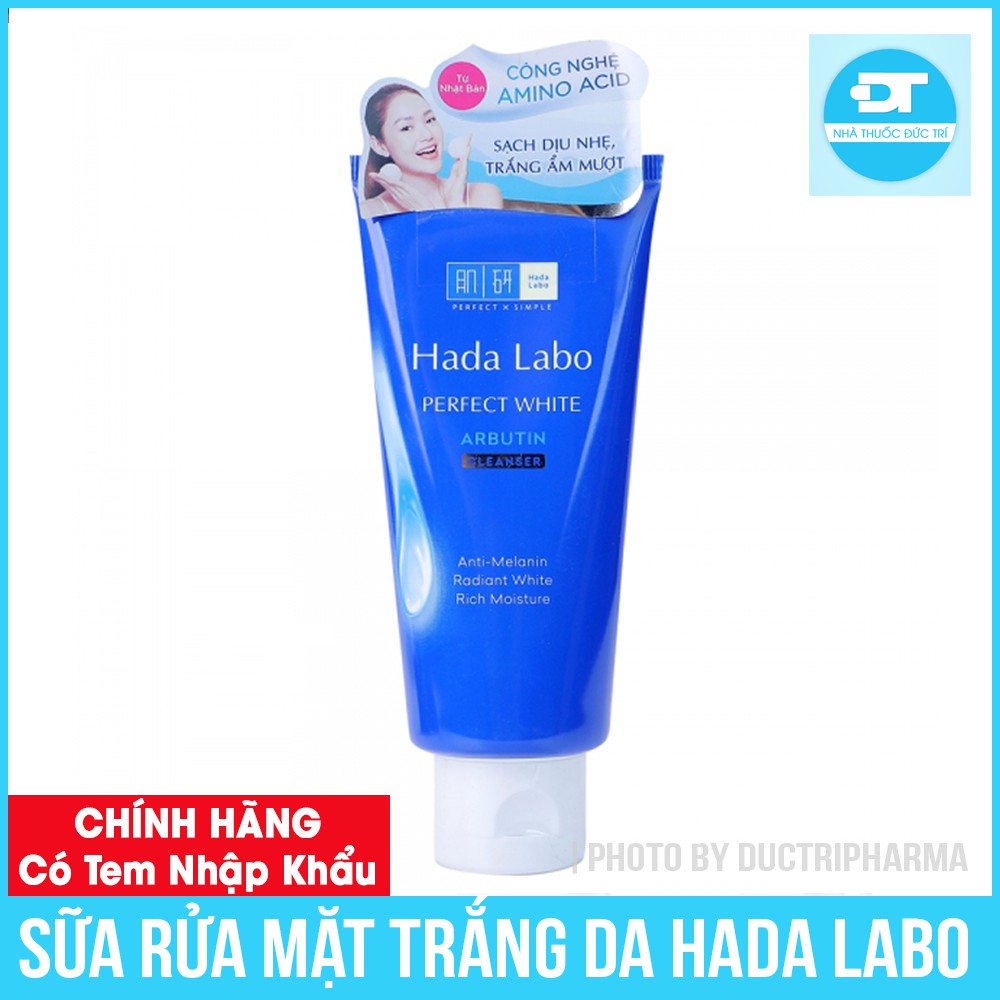 Sữa Rửa Mặt Dưỡng Trắng Cho Mọi Loại Da Hada Labo Perfect White Cleanser 80g