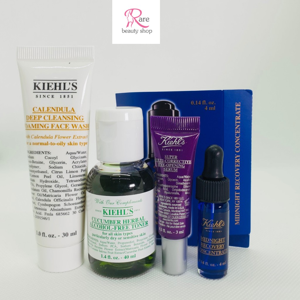 (Duty free) Set Kiehl's  mini size duty (số 28)